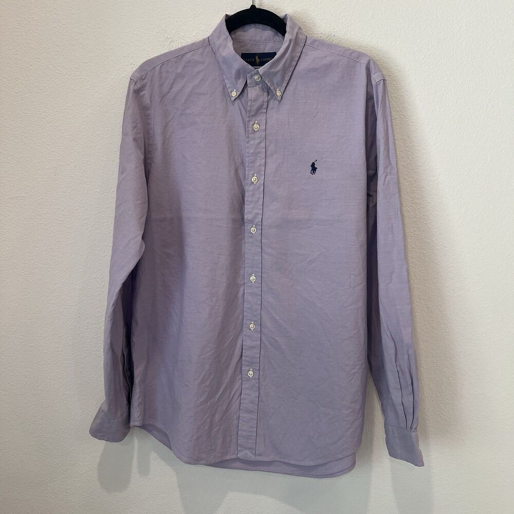 Ralph Lauren Men's Polo Long Sleeve Classic Fit Button Down Medium